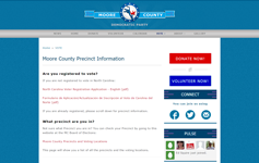 MCDP Website Precincts Page by JibRunner using the NationBuilder Platform