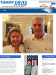Tommy Davis NC Senate Campaign Website by JibRunner