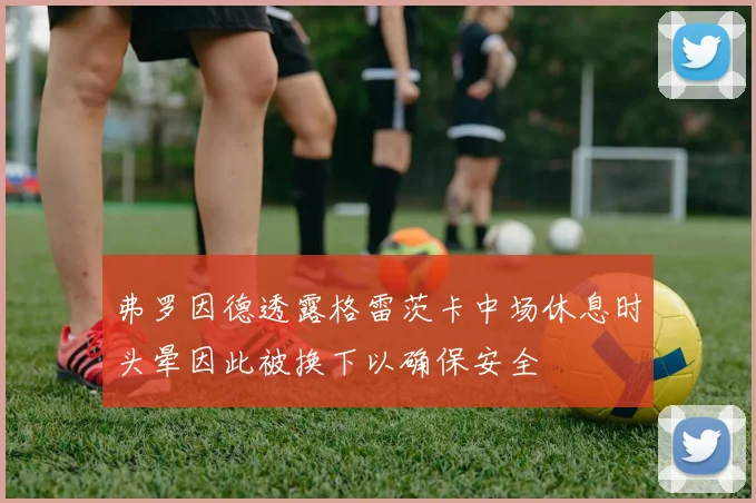 弗罗因德透露格雷茨卡中场休息时头晕因此被换下以确保安全